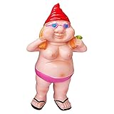 Funny Naked Garden GNOME Freche Gartenzwerge Ornamente Outdoor Rude Garden Statue Peeing Zwerg Innen-oder Außenbereich Rasen Dekorationen Novelty (Frau)