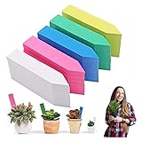 500 Profi Stecketiketten Set mit 5 Farben, Pflanzenstecker für Draussen Wetterfest Gartenschilder zum Beschriften, Schöne Pflanzenschilder