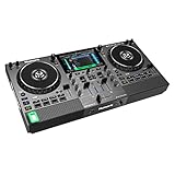 Numark Mixstream Pro Go - Standalone DJ-Controller mit Akku, DJ-Mixer, Lautsprechern, Amazon Music Unlimited, WLAN, Touchscreen, kompatibel mit Serato DJ