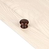 KonieE Holzschublade Zieht Knöpfe Massivholzschrank Rechteckige Barhandles Küchenmöbel Hardware Für Schlafzimmer Und Badezimmer Kommode Kleiderschrank Schrank Schrank Türgriffe (Walnutsingle -Loch)/Nu