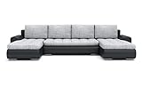 Sofini Ecksofa Tokio III mit Schlaffunktion! Best Schlafsofa. Eckcouch mit Bettkasten. Couch Wohnzimmer Polstermöbel. Möbel mit Schlaffunktion. Schlafsofa mit bettkasten. (LAWA 09 + Soft 11)