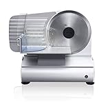 Wilfa SHARP Allesschneider - 200 Watt, mit scharfer Klinge aus deutschem Qualitätsstahl, verstellbare Schnittstärke, silber