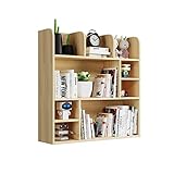 Bücherregal Standregal Einfaches mehrschichtiges Bücherregal-Desktop-Holzregal kann Bücher/Schreibwaren/Kosmetik-Desktop-Multifunktionsspeicher speichern Bücherregale (Size : 100cm)