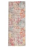 RugVista, Monet, Teppich, Mittelflor, 80 x 200 cm, Läufer, Modern, Oeko-Tex Standard 100, Polypropylene, Flur, Schlafzimmer, Küche, Wohnzimmer, Mehrfarbig, Mehrfarbig