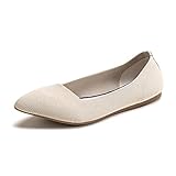 Frauen Spitze Zehe Ballett flach Strickkleid Schuhe Low Wedge Flache Schuhe Komfort Slip On Flats Schuhe für Frau Klassische weiche Schuhe