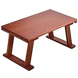 ANIFM Günstiger niedriger Tisch, einfacher niedriger Tisch, Mitteltisch, Innen-Couchtisch, Holzgeschirr, Bett und Sofa, modisches Alleinleben, modisch (Braun/Holzfarbe)/#2/70 cm * 40 cm * 31 cm,