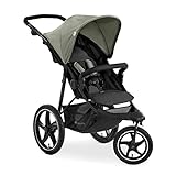 Hauck Kinderwagen Runner 2, All Terrain XL Air Wheels, bis 25 kg, Sonnendach UPF 50+, Lüftungsfenster, voll neigbar, höhenverstellbar, großer Einkaufskorb, Mickey Mouse Olive