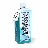 REINHELDEN® 1L Intensiv Grünbelagentferner Konzentrat für 400 qm - Reinigungsmittel zum Entfernen von Algen, Grünbelag, Flechten & Grünspan - Langzeitschutz für Fassade, Dach & Terrasse