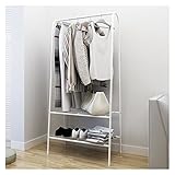 GRFIT Garderobenständer Eisen Kleiderständer Boden Schlafzimmer Mantel Rack Haushaltskleidung Trocknungsgestell Indoor- und Outdoor-Kleidung Taschenständer (Color : 1)