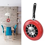 Tomantery Wanduhr für Bratpfanne, hängende Uhren, klares Lesen, modern, für Restaurants