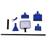 huanzhi Aquarium Reinigung Net Schotter Rechen Algen Schaber Flant Schwamm Set