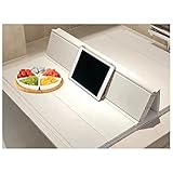 Badewannenabdeckung Faltbare Badewannenabdeckung Bathtub Tray, PVC Staubdichtes Brett Badewanne Isolierabdeckung, Wasserdichte Badewanne Dämmplatte für Zuhause Spa Badablage 360 Grad umkehrbar ( Color
