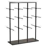 Einzelhandelsausstellungsstand, Freistehend Beidseitig Metall Lagerregale, Einstellbar Unterwäsche Display-Rack Für Einkaufszentren/Ausstellungsraum/Ladengeschäft ( Color : Black , Size : 100x40x130cm