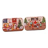 Toyvian 2 Sets Weihnachtspuzzles Für Kinder Lernspielzeug Kinderpuzzle Spielzeug Für Kinder Lernpuzzle Lernpuzzle Weihnachtspuzzle Buntes Kind Kleines Geschenk Anleitung