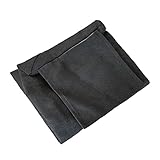 HONEHO King Size (193 x 25,4 x 15,2 cm) Keil-Kissenbezug/Kopfteil-Kissenbezug/Bettkeil-Kissenbezug (grauer Samt) (nur Bezug)