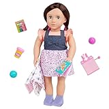 Our Generation Deluxe Babysitterin Puppe Katherine - Bewegliche 46 cm Puppe mit Kleidung und Zubehör - Hase Jack-In-The-Box - Spielzeug ab 3 Jahren