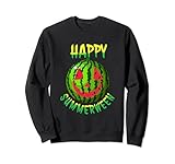 Happy Summerween Wassermelone geschnitzte Jack O Laterne Sweatshirt