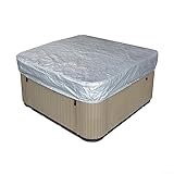 200×200×30cm Silber Poolabdeckung Rechteckig, Abdeckplane Pool Cover, Hot Tub Spa Sandkasten Abdeckung Guard 210D Wasserdicht, Winddicht, UV-Beständiges Protector
