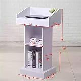 NOYORO Rednerpult, Lehrertraining Podiumstisch, Empfang Willkommen Sprechpult, Parkplatz Berater Hosting Rezeption für Restaurant Hochzeit, elegantes Design