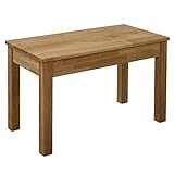 Krok Wood Sitzbank Tomas aus Massivholz (Eiche, 70 x 35 x 45 cm)