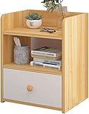 Beistelltisch Bett Beistelltisch Nachttisch Nachttisch Unabhängige Schubladen Gitter Geräumige Arbeitsplatten Zum Fallen Schlafzimmer Einfache Aufbewahrungsschränke Beistelltisch (Color : B)