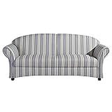 Max Winzer Sofa 2,5-Sitzer Corona Flachgewebe blau