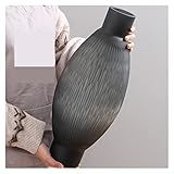 Blumenvase Nordic Creative Retro Light Luxury Hochwertige Glasvasendekoration, Wohnzimmer-Blumenarrangement, weiche Hoteldekoration auf Wasserbasis Dekovase (Size : L)