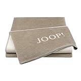 JOOP! Plaid Melange Doubleface | Sand-Natur - 150 x 200