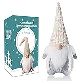 Weihnachtselfe Dekoration Ornamente Danksagung Geschenke Schwedische Zwerge Tomte 40,6 cm (Khaki)