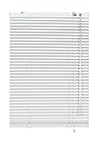 Deco Company Alu-Jalousie ohne Bohren, Zum Klemmen, Inkl. Klemmträgern, Sichtschutz, Lichtschutz, Blendschutz, Aluminium-Jalousie, Weiß, 70 x 130 cm