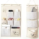 Arawat 2 St. Hängeorganizer Wand Organizer Hängend Bad Hängeaufbewahrung Tasche Tür Camping Aufbewahrungstasche für Schrank Badezimmer Kinderzimmer Hanging Türorganizer Hängekörbchen Utensilienhalter