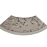 Gebogene Badematte for Badewanne, Dusche, Badematte, waschbar, getuftete Badematte, Rückseite aus Baumwolle, saugfähig, super gemütlich, weich, leicht zu reinigen, for Dusche, Waschbecken, Badewanne,
