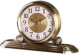 NOALED Retro-Tischuhr, Regaluhr, nordische Wanduhr, Retro-Tischuhr, Metalllegierung, Tischuhr, römische Digitaluhr, Geschenk, Wohnzimmer, kreative Schreibtisch-Dekoration
