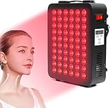 Rotlicht-Therapiegerät, 660 & 850 nm nahe Infrarot-LED-Lichttherapie, klinische Qualität, Lichttherapie Lampe mit Timer für Anti-Aging, Muskel- und Gelenkschmerzlinderung, steigert die Immunität