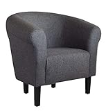 FORTISLINE Clubsessel Loungesessel Cocktailsessel Monaco 2' Sawanna Hellgrau W364 08