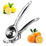 Newaner Zitronenpresse Handpresse, Zitruspresse Manuell, Anti-Ätzmittel, Schweres Saftpresse Manuell, 7cm Durchmesser Lemon Squeezer für Küche, Bar, Restaurant, Sicher und Langlebig