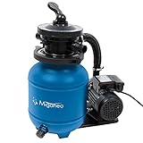 Miganeo Sandfilteranlage Speedclean 7000 mit integrierter Zeitschaltuhr blau inkl. Filterballs 403992