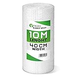 V1 Trade Verpackungsmaterial Luftpolsterfolie Rolle 40cm x 10m - Bubble Wrap Packing Noppenfolie - Bubble Folie Verpackung Luftpolsterfolie- Verpackungsfolie Luftpolsterfolien- Polsterfolie Verpackung