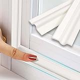 Abdichtung fenster zugluft,dichtung für fenster selbstklebend，abdichtband fenster abdichten，fenster zugluftstopper für türen，schaumstoffband，fensterdichtungen flügelfalzdichtung（Weiß，5M ）