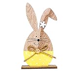 Ostern Bastel-Dekorationen, Holz Kaninchen Formen Ornamente, beste Geschenk für Familie und Freunde
