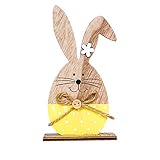 Ostern Bastel-Dekorationen, Holz Kaninchen Formen Ornamente, beste Geschenk für Familie und Freunde