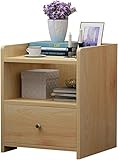 Beistelltisch Bett Beistelltisch Nachttisch Nachttisch Mit Schubladen Holz Nachttisch Stapelbarer Beistelltisch Beistelltisch Zuhause, Schlafzimmerzubehör, Büro Beistelltisch (Color : White,