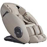 Maxxus Massagesessel MX 12.0z - Elektrisch, Modern, für Ganzkörpermassage, mit Wärmefunktion, Liegefunktion, Zero Gravity, 2D, bis 150 kg, Beige - Massagestuhl, Relaxsessel mit Massagefunktion