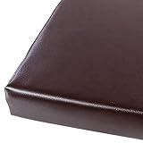 JKGHK Bankauflage Bankkissen Auflage 5 cm Dickes Schaumstoff-Sitzbankpolster, Wasserdichtes Sitzkissen aus PU-Leder No Slip zur Reinigung abnehmbar, für Indoor/Outdoor/Patio/Sofa/Gartenbank/Schaukel