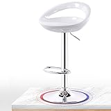 HXSM Barstuhl Küchenhocker Moderner Barhocker Tresenhocker Drehbar 360° Bistrohocker Mit Fußstütze Höhenverstellbar Arbeitshocker Sitzhöhe 60-80cm