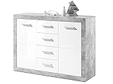 möbelando Kommode Anrichte Sideboard Standschrank Highboard Schrank Rio de Janeiro III