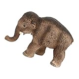 Artibetter Baby-Mammut-Tierdekor Tischdekoration Miniatur-Dekoration Mammut-Figuren Spielzeug Wilder Wolliger Elefant Modell Mammut-Form Figuren Tiermodell Dekoration