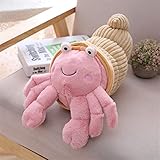 LIUCHANG 35-70cm Lustige Simulation Einsiedlerkrebs Plüsch Puppen Stuffed weiche Crab Seetier Dekokissen (Farbe: Rosa Größe: 45cm) liujiapeng55 (Color : Pink, Size : 45cm)