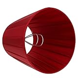 FRCOLOR Lampenschirm mit Clip, für Lampenschirm, Lampenschirm, Tageslicht, Lampenschirm, für Tisch, Kronleuchter, Wand, Lampe, 5,5 x 3,5 x 4,9 cm, Rot