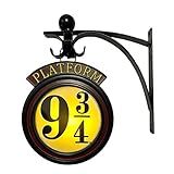 10' Harry Potter 9 3/4 Sign Nachtlichter Kinder Hängen Wand Nachtlicht LED Night Ligh Vintage Geschenk für Filmliebhaber 20. Jahrestag Decor
